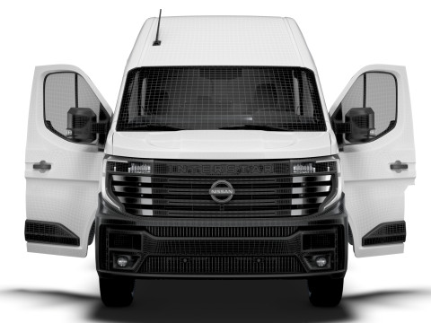 Nissan Interstar L2H3 Van HQ Interior 2024 3D Модель