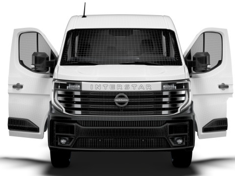 Nissan Interstar L3H2 CrewCab Van HQ Interior 2024 3Dモデル