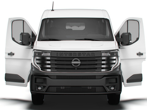 Nissan Interstar L3H2 Van HQ Interior 2024 3D Model