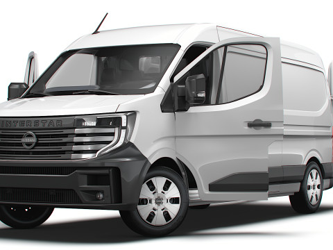 Nissan Interstar L3H2 Van HQ Interior 2024 3D Model