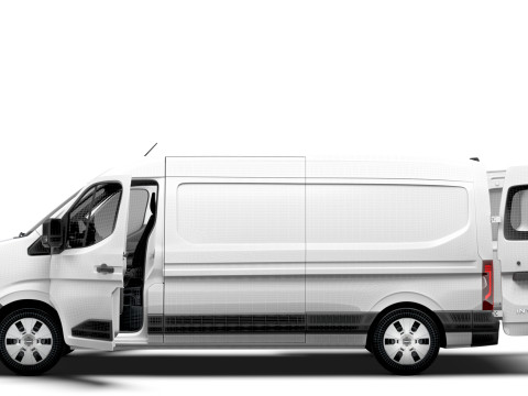 Nissan Interstar L3H2 Van HQ Interior 2024 3D Model