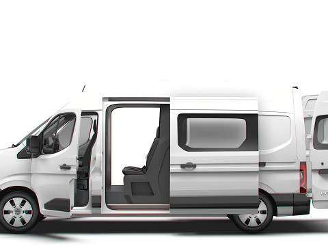 Nissan Interstar L3H3 CrewCab Van HQ Interior 2024 3D Model