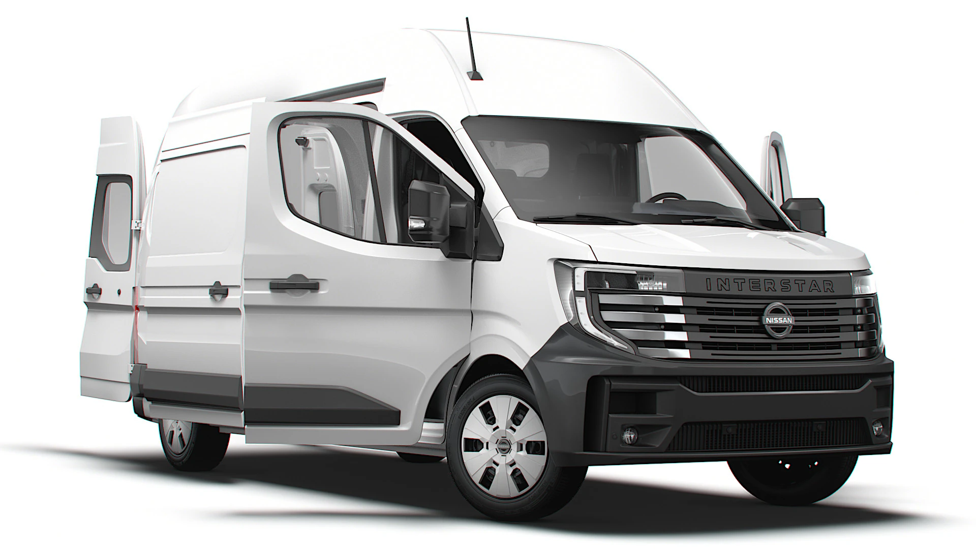 Nissan Interstar L3H3 Van HQ Interior 2024 3D Model .c4d .max .obj .3ds .fbx .stl .blend 