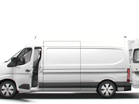Nissan Interstar L3H3 Van HQ Interior 2024 3D Model