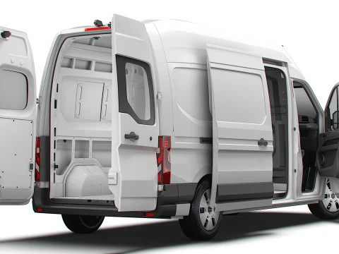 Nissan Interstar L3H3 Van HQ Interior 2024 3D Model