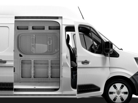 Nissan Interstar L3H3 Van HQ Interior 2024 3D Model
