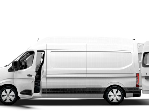 Nissan Interstar L3H3 Van HQ Interior 2024 3Dモデル