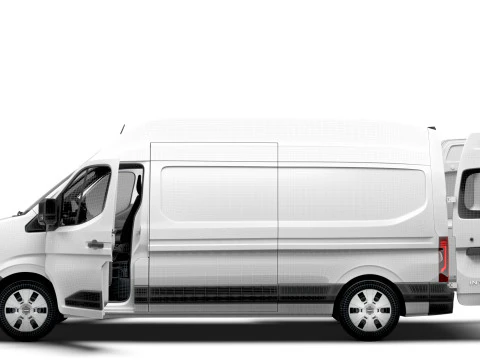 Nissan Interstar L3H3 Van HQ Interior 2024 3D Model