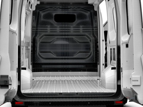 Nissan Interstar L3H3 Van HQ Interior 2024 3D Model