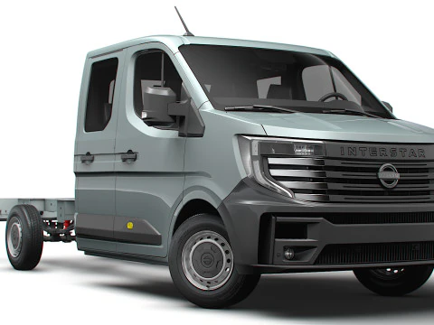 Chassi Nissan Interstar CrewCab L3 2024 Modelo 3D