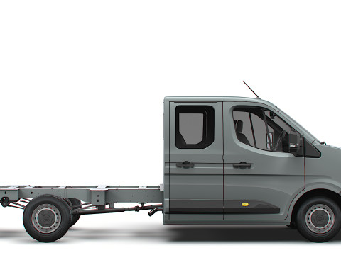 Nissan Interstar CrewCab L3 Chassis 2024 3D Model