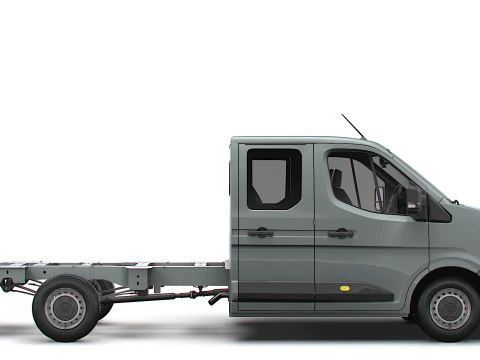Nissan Interstar CrewCab L3 Chassis 2024 3D Model