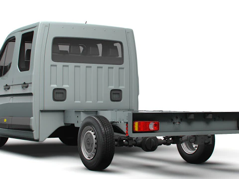 Nissan Interstar CrewCab L3 Chassis 2024 3D Model