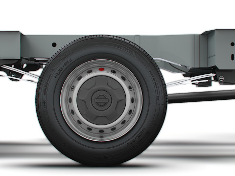 Nissan Interstar CrewCab L3 Chassis 2024 3D Model