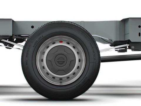 Nissan Interstar CrewCab L3 Chassis 2024 3D Model