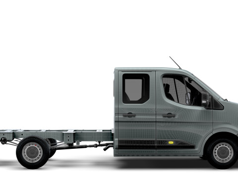 Nissan Interstar CrewCab L3 Chassis 2024 3D Model