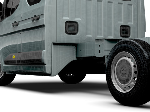 Nissan Interstar CrewCab L3 Chassis 2024 3D Model