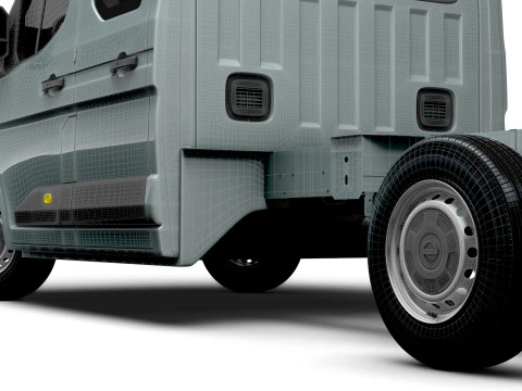 Nissan Interstar CrewCab L3 Chassis 2024 3D Model