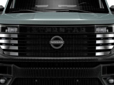 Nissan Interstar CrewCab L3 Chassis 2024 3D Model