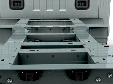 Nissan Interstar CrewCab L3 Chassis 2024 3D Model