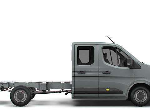 Renault Master CrewCab L3 Chassis 2024 3D 模型