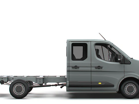 Chassi Renault Master CrewCab L3 2024 Modelo 3D