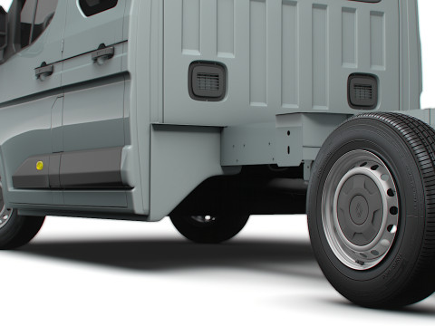 Renault Master CrewCab L3 Chassis 2024 3D Model