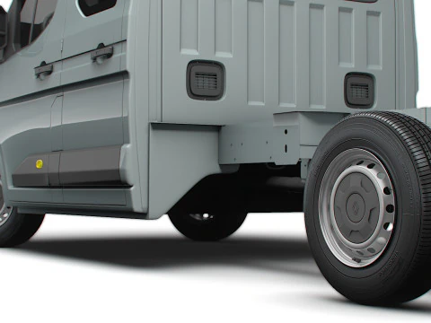 Renault Master CrewCab L3 Chassis 2024 3D Model
