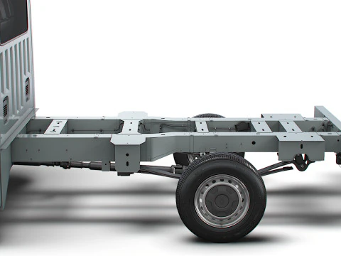 Renault Master CrewCab L3 Chassis 2024 3D Model