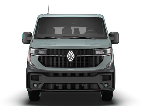 Renault Master CrewCab L3 Chassis 2024 3D Model
