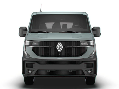 Renault Master CrewCab L3 Chassis 2024 3D Model