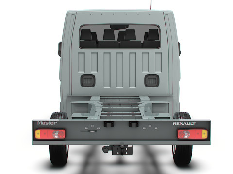 Renault Master CrewCab L3 Chassis 2024 3D Model