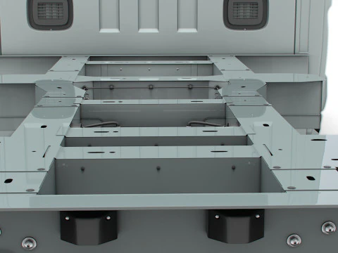 Renault Master CrewCab L3 Chassis 2024 3D Model