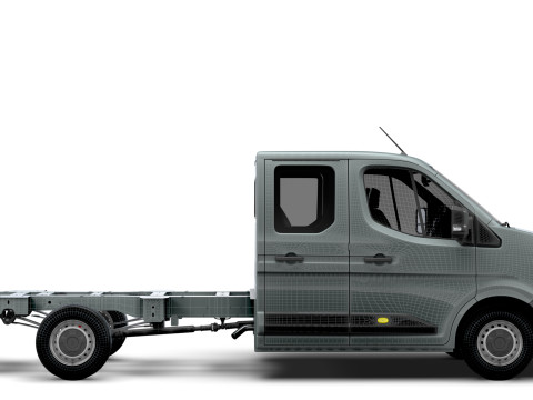 Renault Master CrewCab L3 Chassis 2024 3D Model