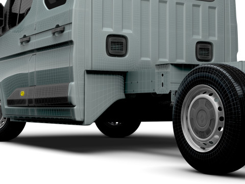 Renault Master CrewCab L3 Chassis 2024 3D Model