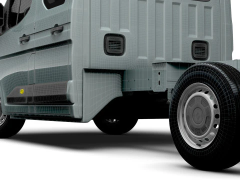 Renault Master CrewCab L3 Chassis 2024 3D Model