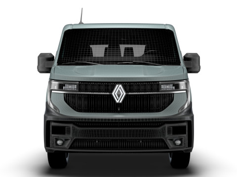 Renault Master CrewCab L3 Chassis 2024 3D Model