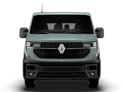 Renault Master CrewCab L3 Chassis 2024 3D Model