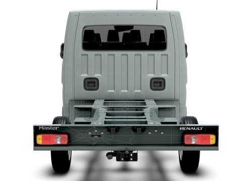 Renault Master CrewCab L3 Chassis 2024 3D Model