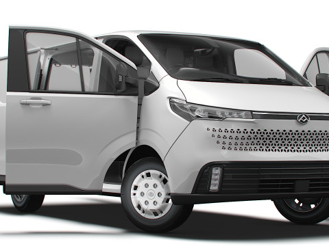 Maxus eDeliver 7 L1H1 HQ Interior 2024 3D Model