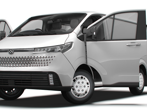Maxus eDeliver 7 L1H1 HQ Interior 2024 3D Модель