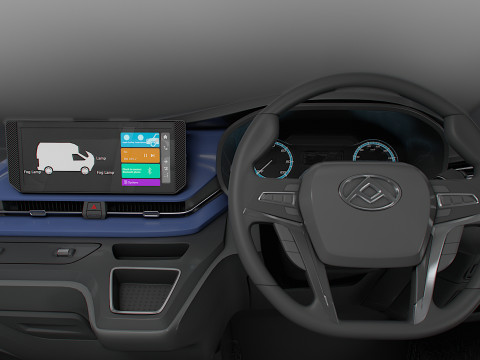 Maxus eDeliver 7 L1H1 HQ Interior 2024 3D Модель