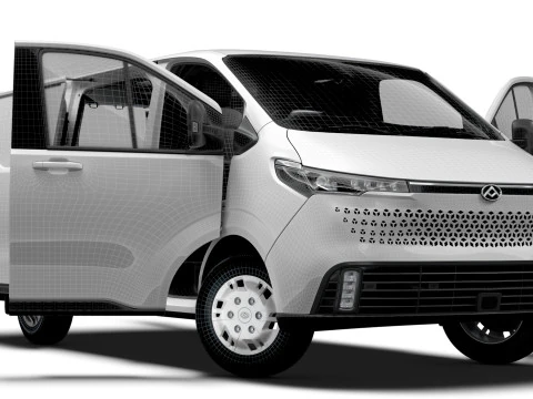 Maxus eDeliver 7 L1H1 HQ Interior 2024 3D Model