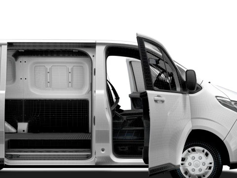 Maxus eDeliver 7 L1H1 HQ Interior 2024 3D Model