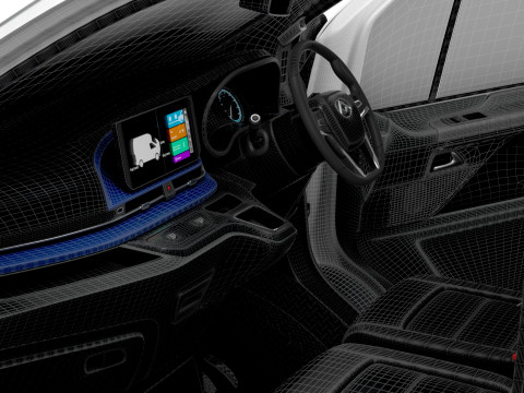 Maxus eDeliver 7 L1H1 HQ Interior 2024 3D Модель