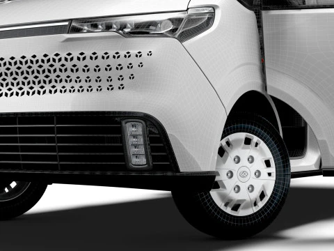Maxus eDeliver 7 L1H1 HQ Interior 2024 3D Model