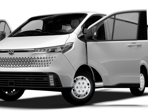 Maxus eDeliver 7 L1H1 HQ Interior 2024 3D Модель
