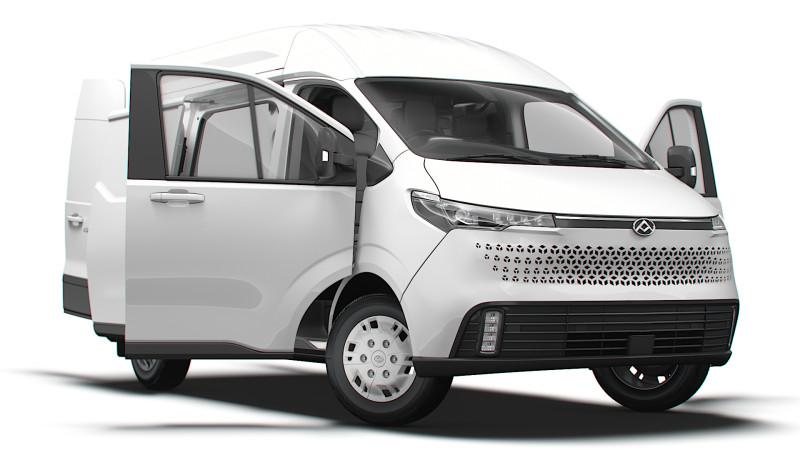 Maxus eDeliver 7 L1H2 HQ Interior 2024 Model 3D .c4d .max .obj .3ds .fbx .stl .blend 