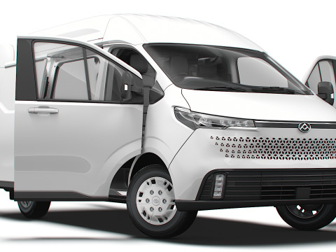 Maxus eDeliver 7 L1H2 HQ Interior 2024 3D Model