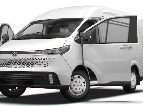 Maxus eDeliver 7 L1H2 HQ Interior 2024 Model 3D